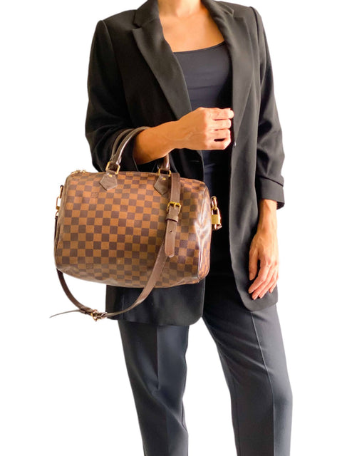 Bolso "Damier Ebene Speedy Bandouliere 30"