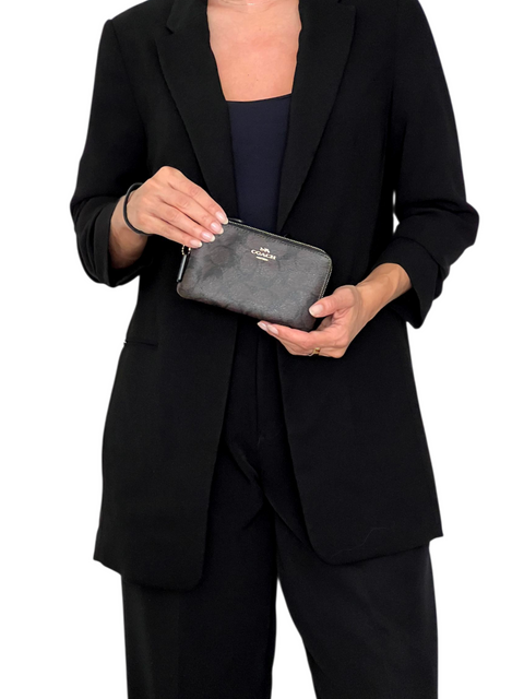 Clutch "Double Corner Zip Wristlet"