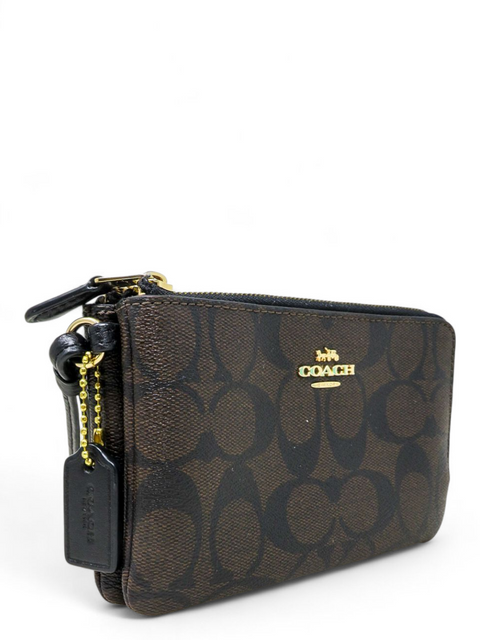 Clutch "Double Corner Zip Wristlet"