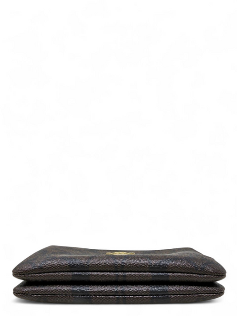 Clutch "Double Corner Zip Wristlet"