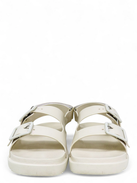 Sanadlias "Double G Logo Rubber Gladiator Sandals"