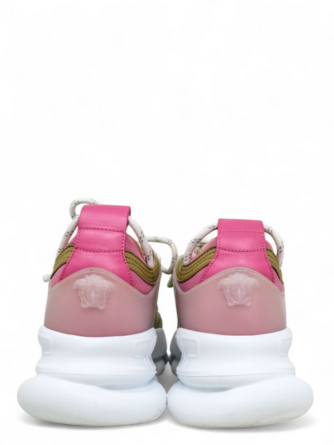 Tenis "Leather Printed Chunky Sneakers"