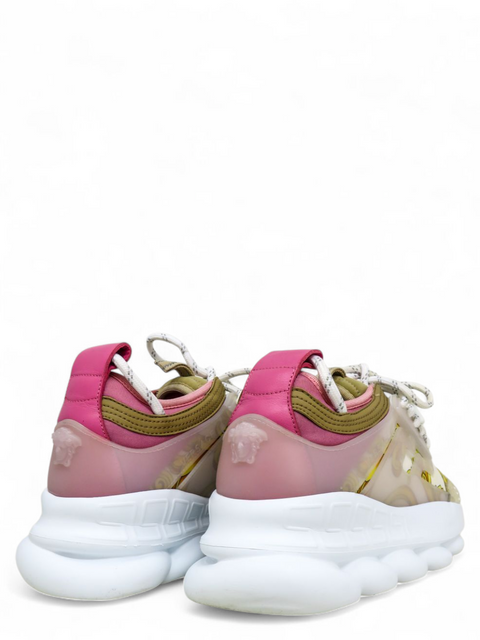 Tenis "Leather Printed Chunky Sneakers"