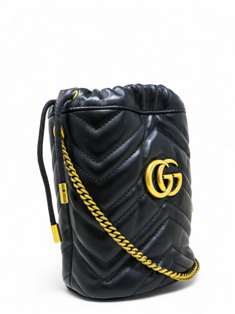 Bolso "GG Marmont Mini Bucket Bag"