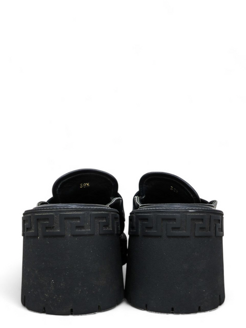 Mules "Medusa Biggie Leather Mules"