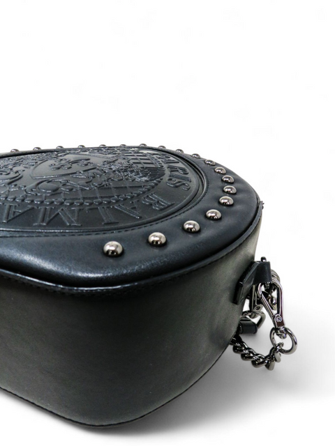 Bolso "Disco Round Black Patent Crossbody"