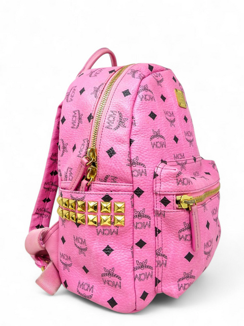 Morral "Stark Side Studs Backpack in Visetos"