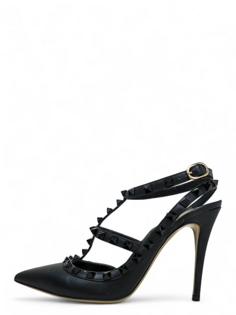 Tacones "Rockstud Ankle Strap Pump With Tonal Studs"