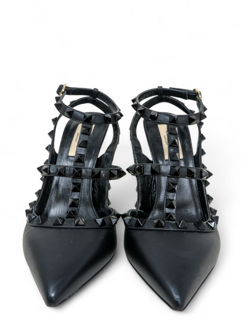 Tacones "Rockstud Ankle Strap Pump With Tonal Studs"