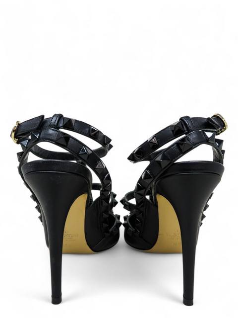 Tacones "Rockstud Ankle Strap Pump With Tonal Studs"