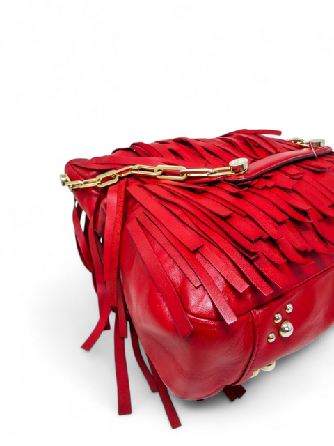 Bolso "Red Suede Gasper Tote Handbag"