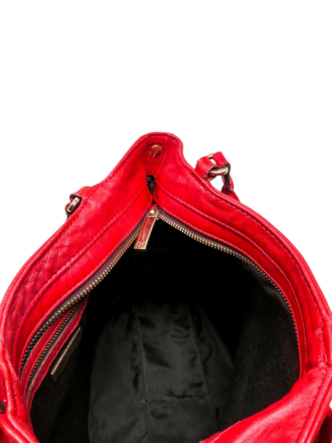 Bolso "Red Suede Gasper Tote Handbag"
