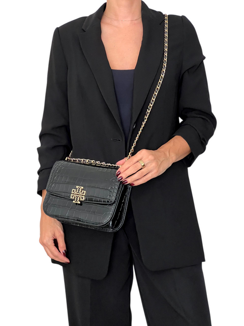 Bolso "Britten Embossed Small Adjustable Shoulder Bag"