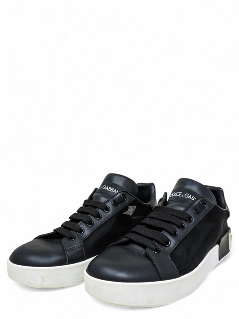 Tenis "Portofino sneakers in nappa leather and mesh"