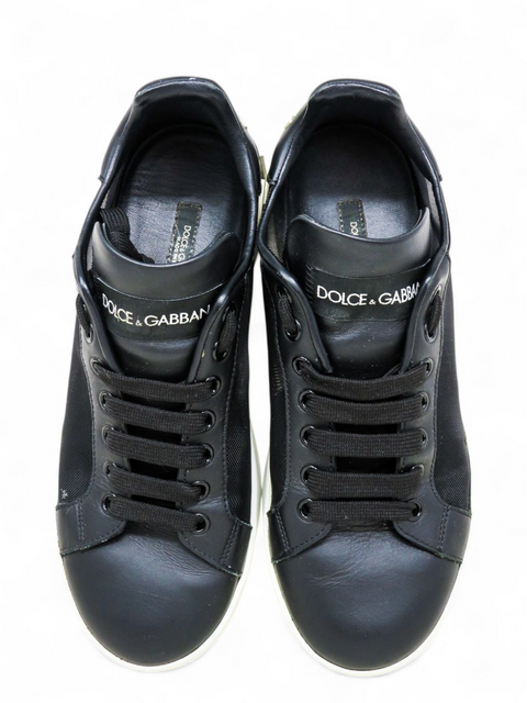 Tenis "Portofino sneakers in nappa leather and mesh"