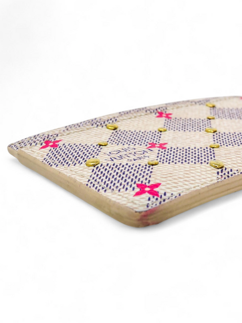 Tarjetero "Damier Azur Studded"