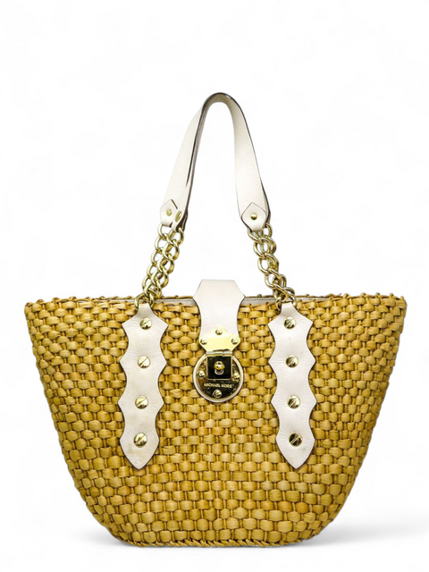 Bolso "Santorini Raffia Tote"