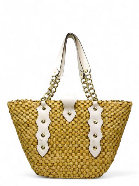 Bolso "Santorini Raffia Tote"
