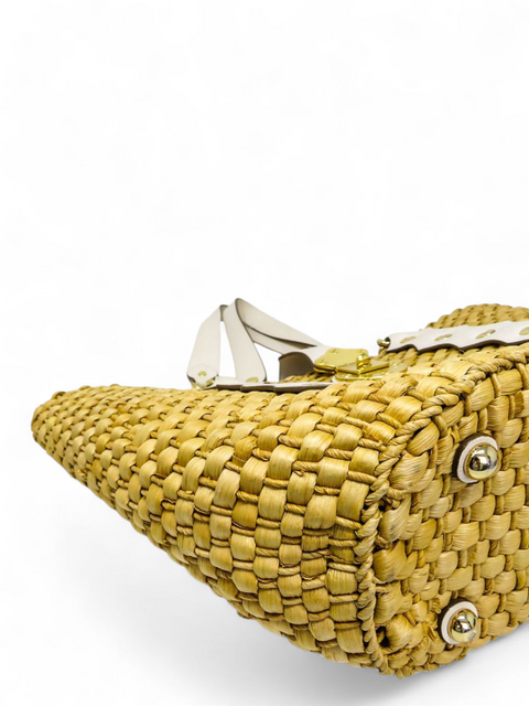 Bolso "Santorini Raffia Tote"