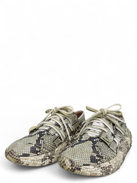 Tenis "Leather Animal Print Sneakers"