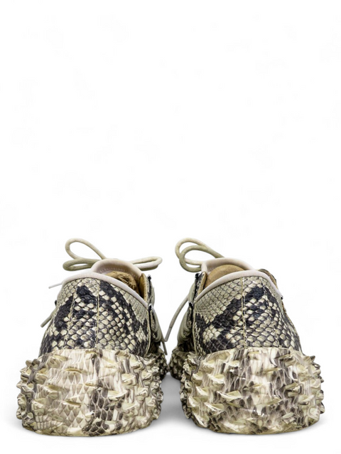 Tenis "Leather Animal Print Sneakers"