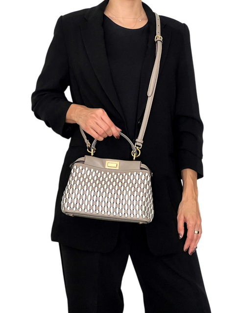 Bolso "Peakeboo Mini Woven Leather"