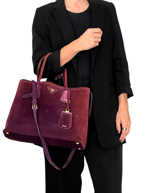 Bolso "Scamosciato Double Tote"