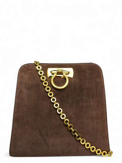 Bolso "Gangini Chain shouler Bag Suade"