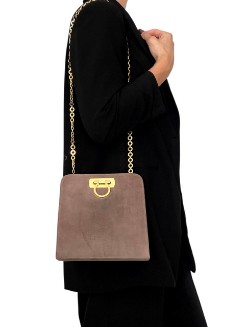 Bolso "Gangini Chain shouler Bag Suade"