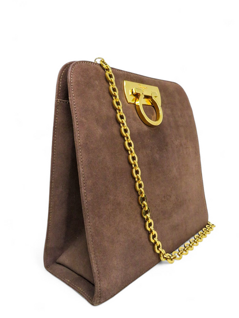 Bolso "Gangini Chain shouler Bag Suade"