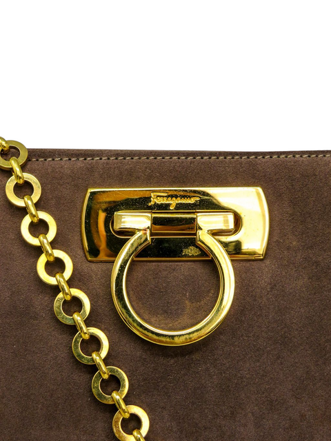 Bolso "Gangini Chain shouler Bag Suade"