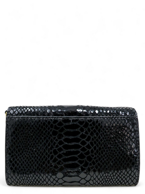 Bolso "Black Snakeskin Crossbody"