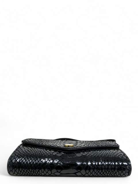 Bolso "Black Snakeskin Crossbody"