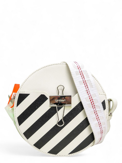Bolso "Leather Diagonal Round"