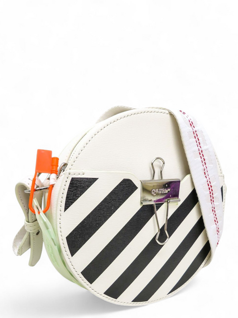 Bolso "Leather Diagonal Round"