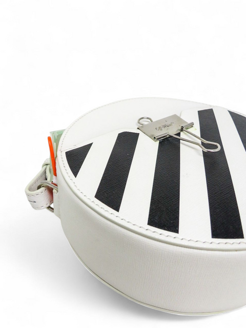 Bolso "Leather Diagonal Round"