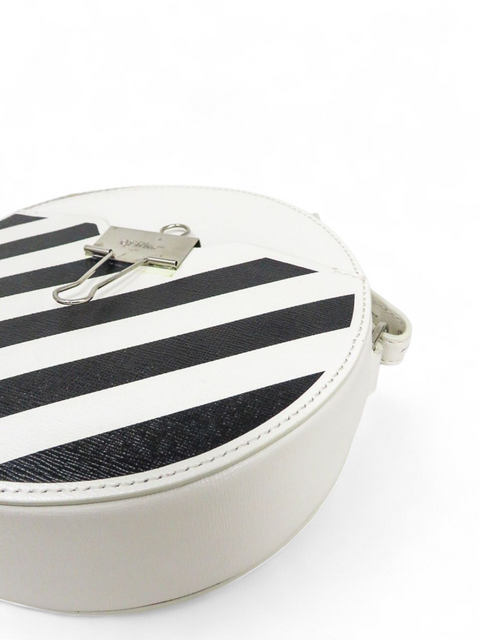 Bolso "Leather Diagonal Round"