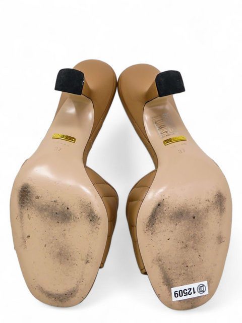 Sandalias "Double G Logo Leather Slides"