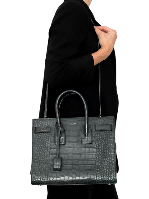 Bolso "Sac De Jour Crocodile Embossed Small"