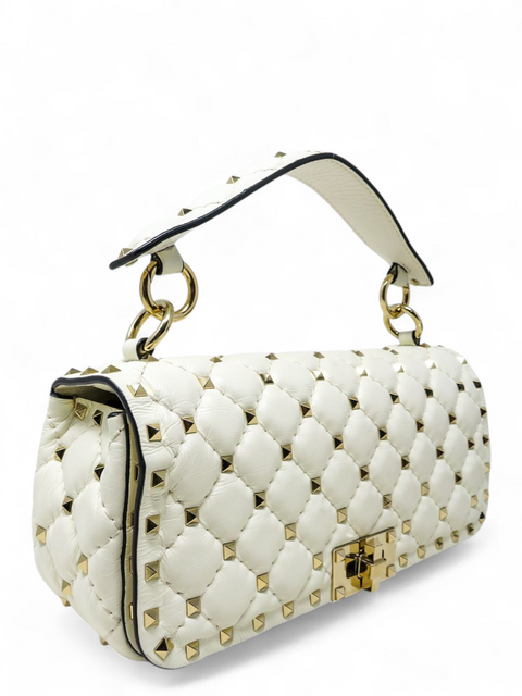 Bolso "Small Napa Rockstud Spike Bag"