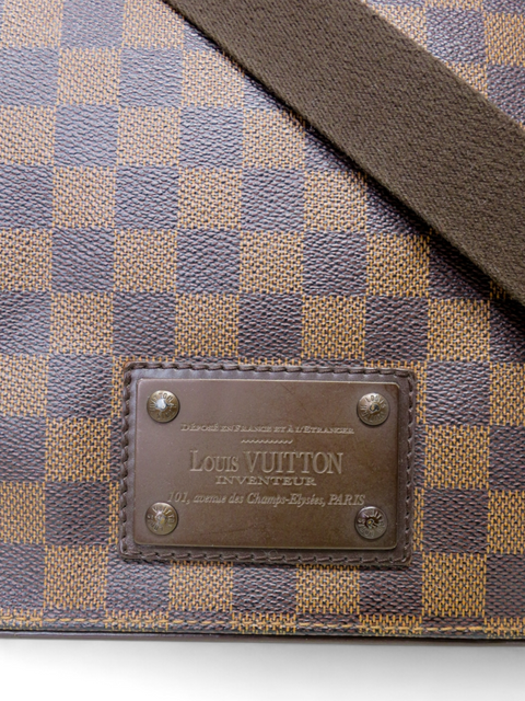 Maletín "Damier Ebene Brooklyn MM"