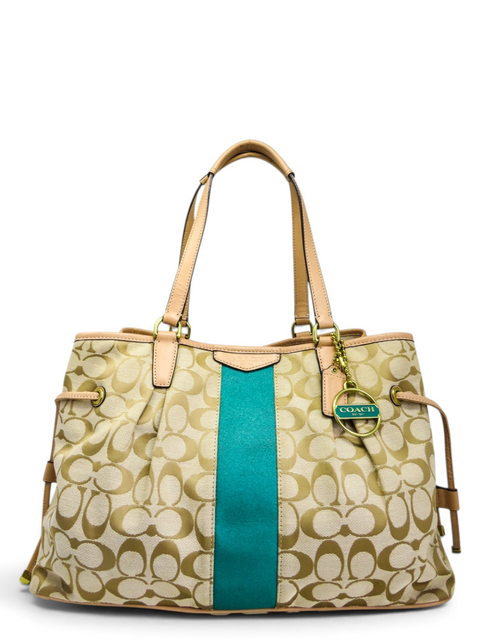 Bolso "Signature Stripe Drawstring Carryall"
