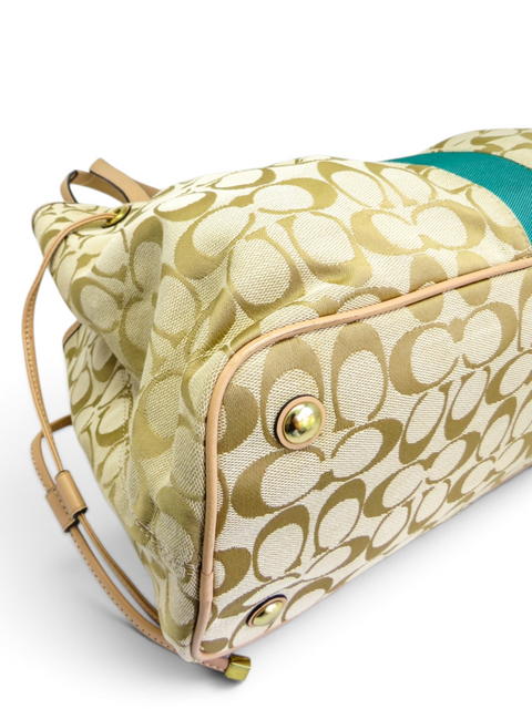 Bolso "Signature Stripe Drawstring Carryall"