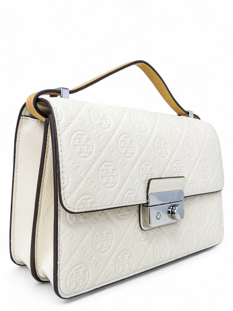 Bolso "T Monogram Pubbled Shoulder Bag"