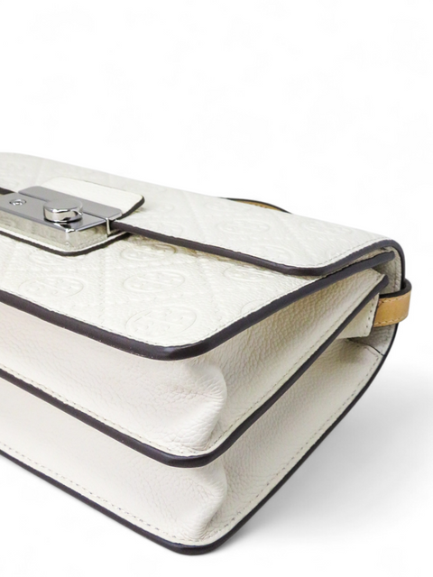 Bolso "T Monogram Pubbled Shoulder Bag"