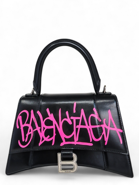 Bolso "Hourglass Shiny Box Graffiti"