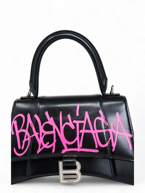 Bolso "Hourglass Shiny Box Graffiti"