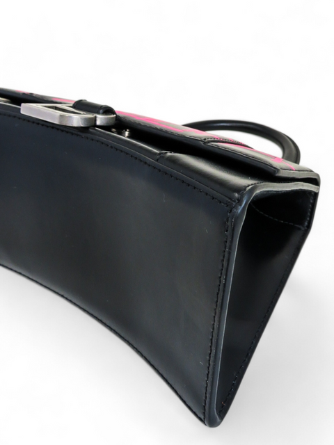 Bolso "Hourglass Shiny Box Graffiti"