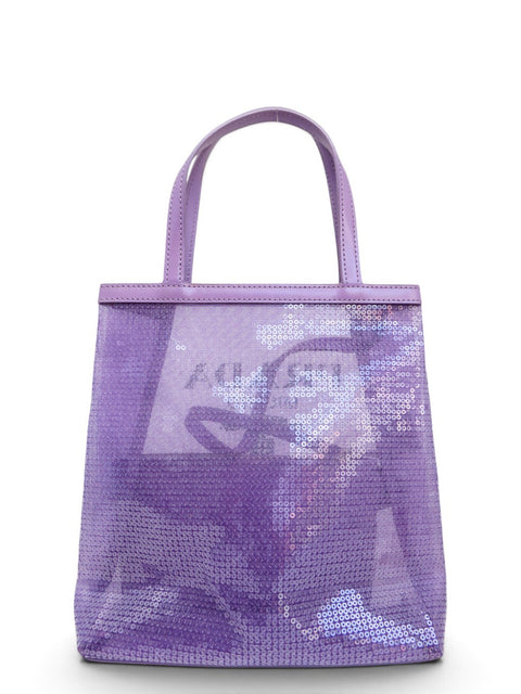Bolso "Small Sequined Mesh Tote"