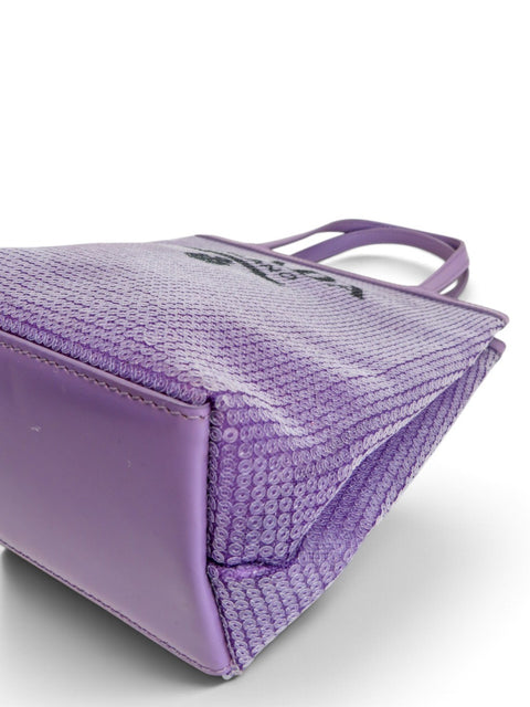 Bolso "Small Sequined Mesh Tote"